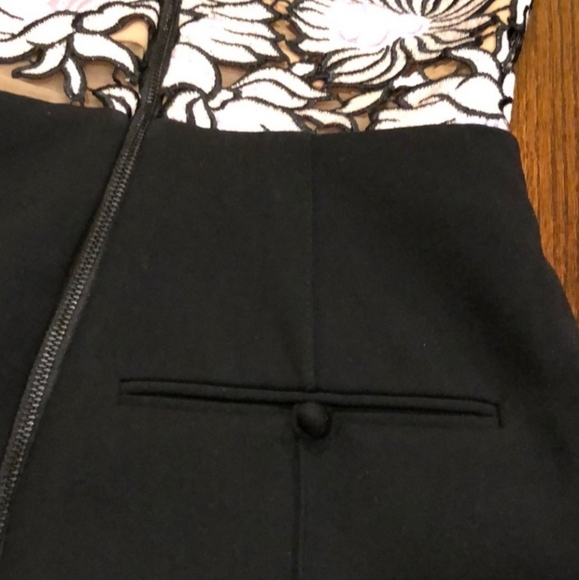 Self-Portrait Flower Lace Jumpsuit!💜🖤 - Picture 3 of 7